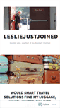 Mobile Screenshot of lesliejustjoined.com